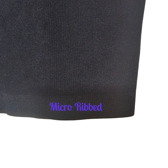 Free People Stretch Ribbed Lace-Up Fitted Tee•Size M/L•NWOT - Picture 7 of 10